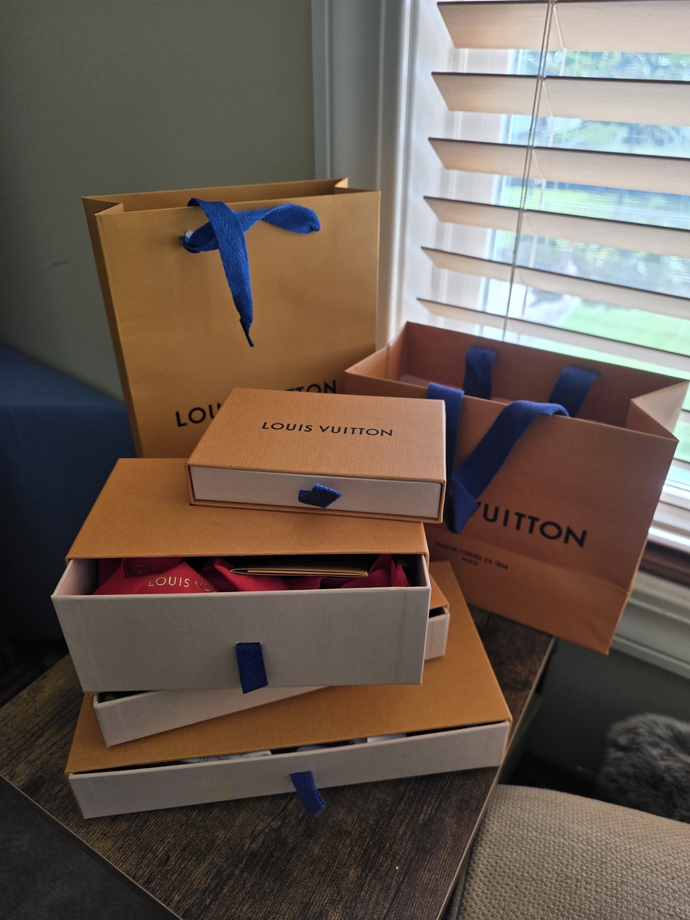 Louis Vuitton Gift Boxes, Bags, Ribbons Bundle - Picture 2 of 7